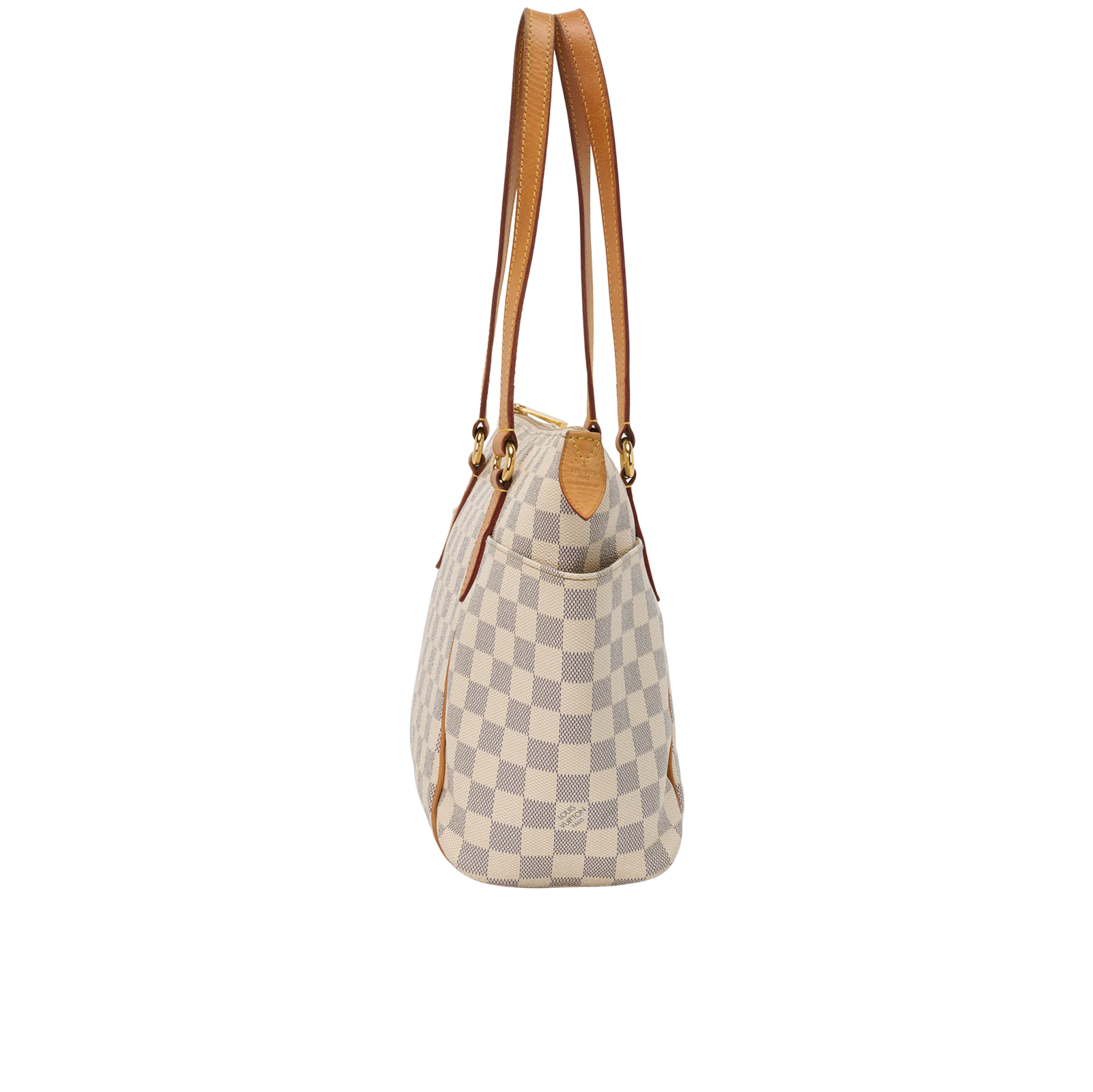 Totally PM, &pound;650, Handbags, Blue/Cream, Canvas, Bottom view